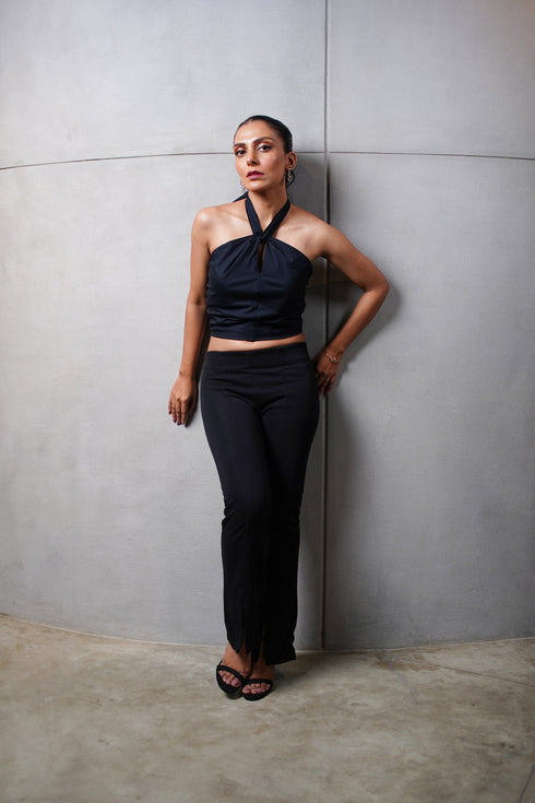 Black Tie Halter